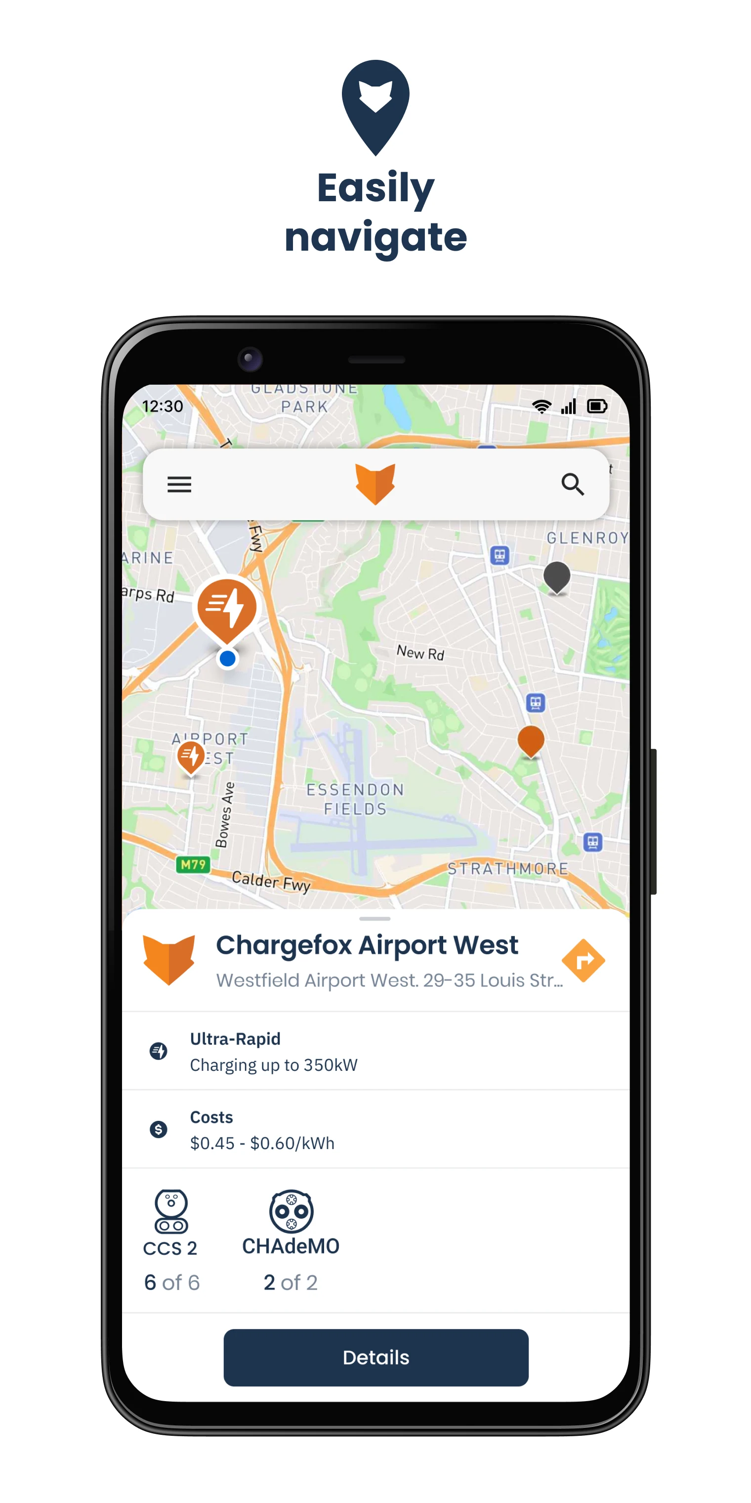 Chargefox: EV Charging Network screenshot