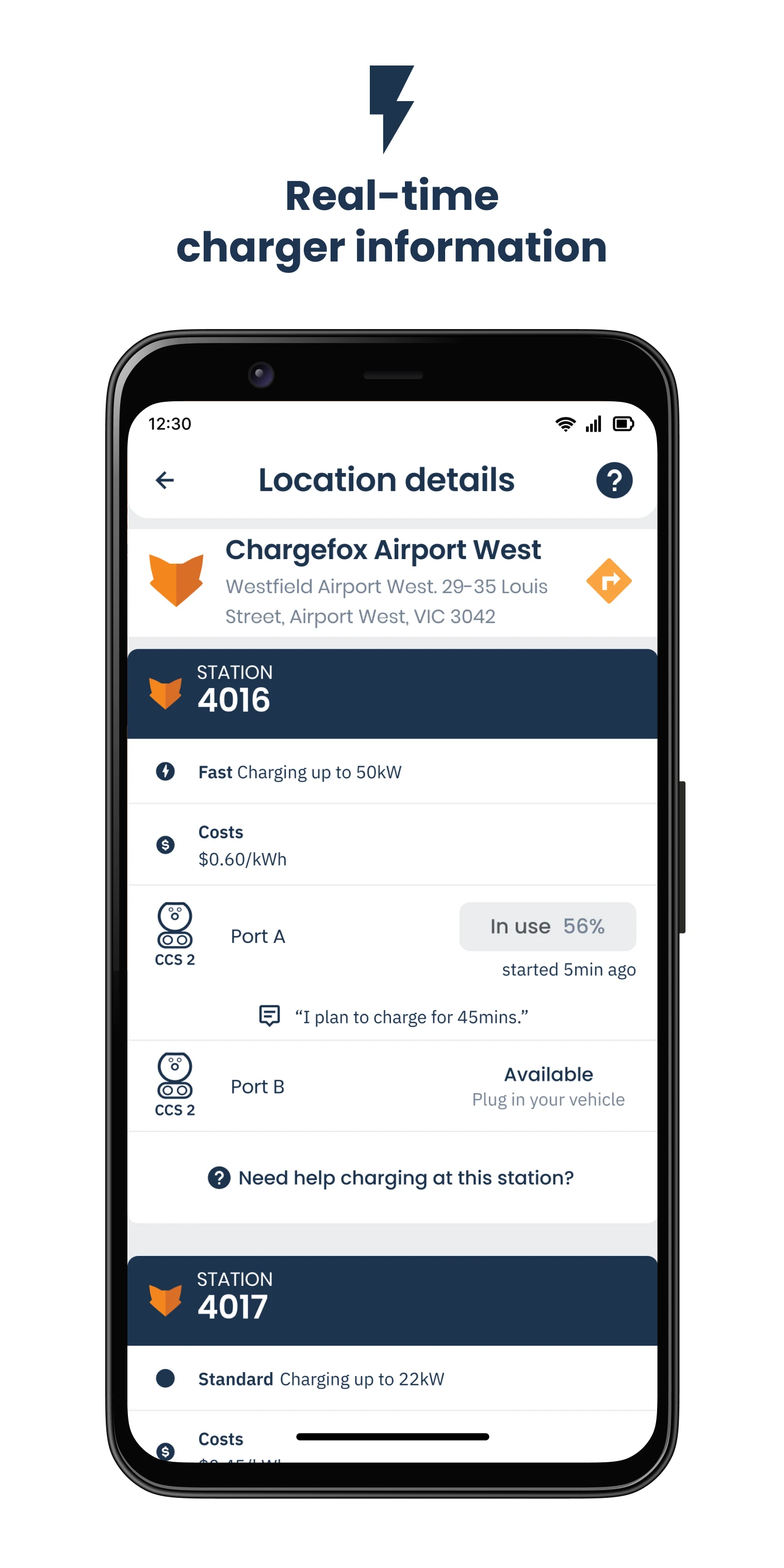 Chargefox: EV Charging Network screenshot